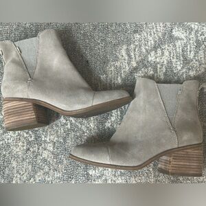 Toms faux suede booties